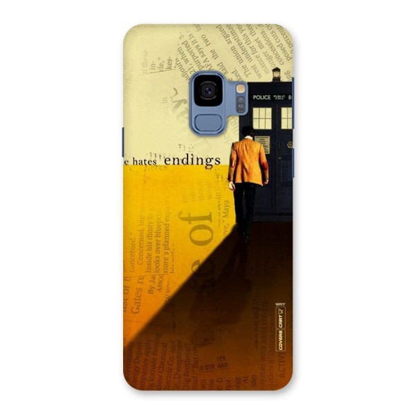 Hates Endings Back Case for Galaxy S9