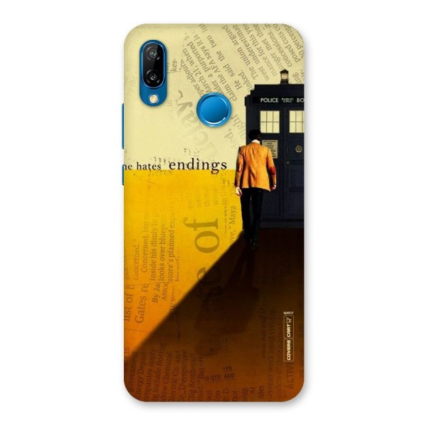 Hates Endings Back Case for Huawei P20 Lite