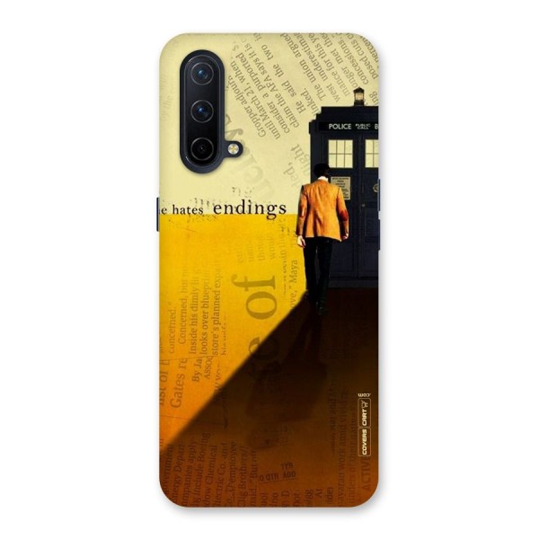 Hates Endings Back Case for OnePlus Nord CE 5G