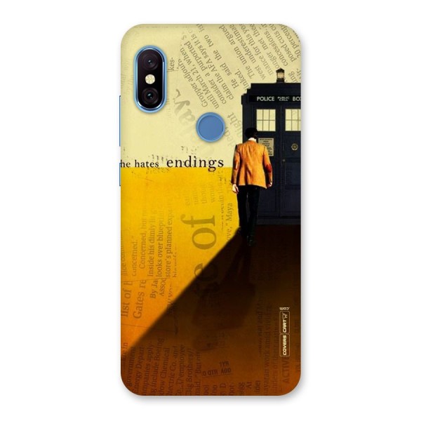 Hates Endings Back Case for Redmi Note 6 Pro