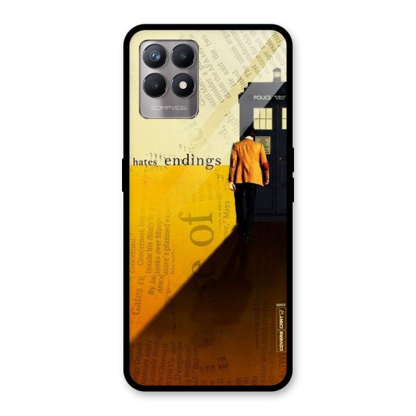 Hates Endings Glass Back Case for Realme 8i