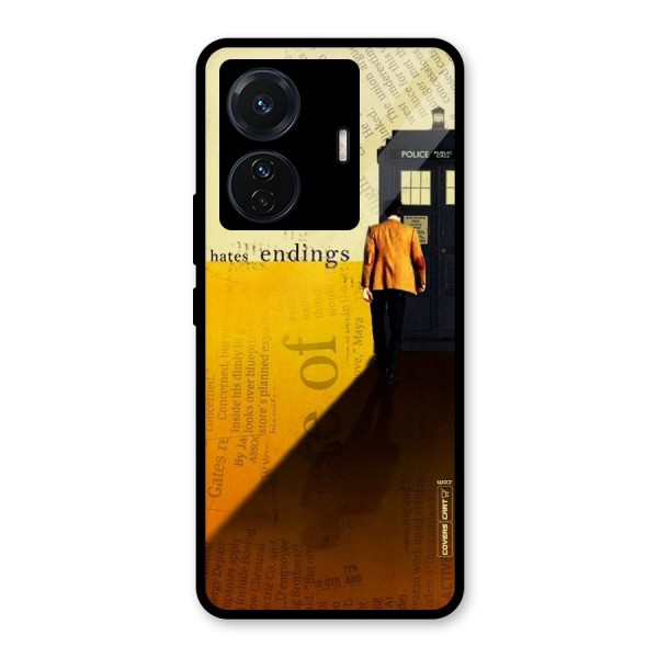 Hates Endings Glass Back Case for Vivo T1 Pro