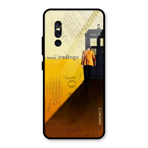 Hates Endings Glass Back Case for Vivo V15 Pro