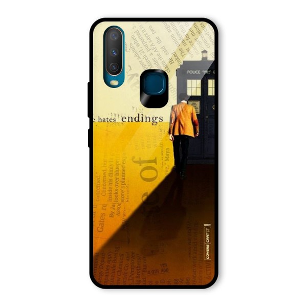 Hates Endings Glass Back Case for Vivo Y12