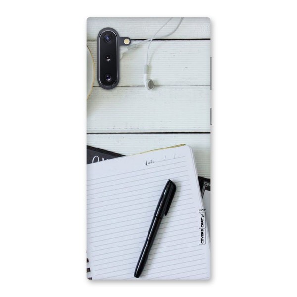 Headphones Notes Back Case for Galaxy Note 10