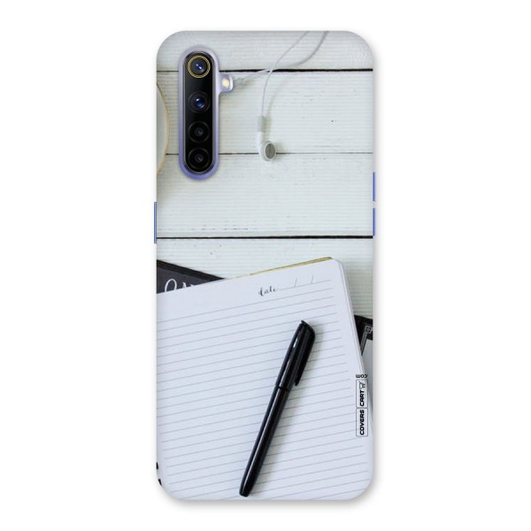 Headphones Notes Back Case for Realme 6