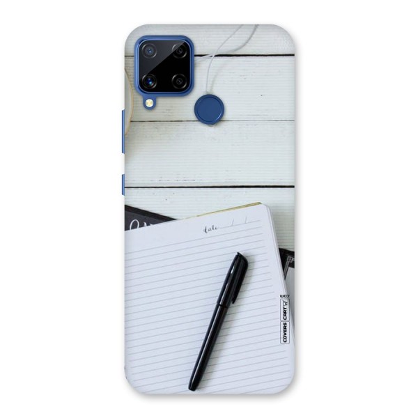 Headphones Notes Back Case for Realme C12