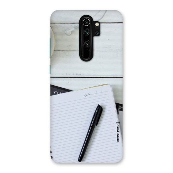 Headphones Notes Back Case for Redmi Note 8 Pro