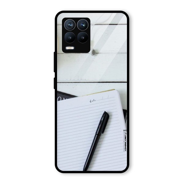 Headphones Notes Glass Back Case for Realme 8