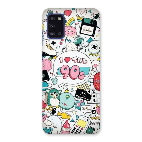 Heart 90s Back Case for Galaxy A31