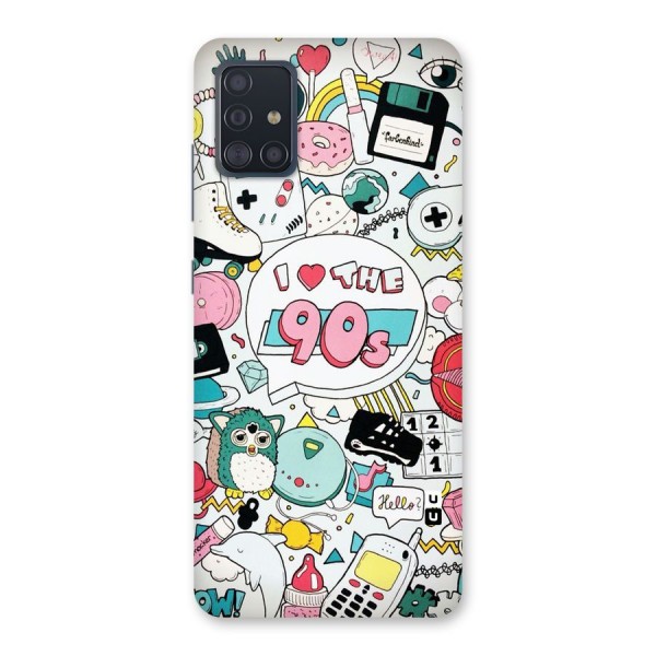 Heart 90s Back Case for Galaxy A51