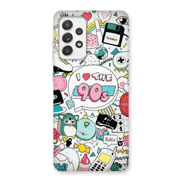 Heart 90s Back Case for Galaxy A52