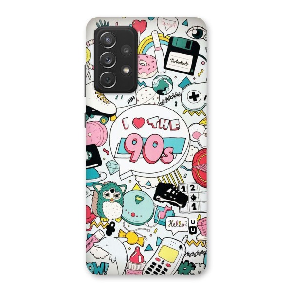 Heart 90s Back Case for Galaxy A72