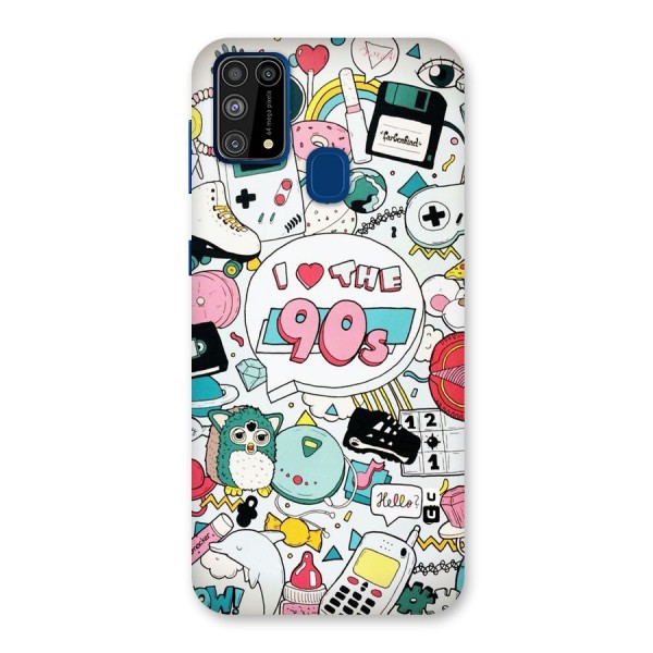 Heart 90s Back Case for Galaxy F41