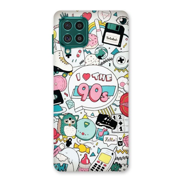 Heart 90s Back Case for Galaxy F62