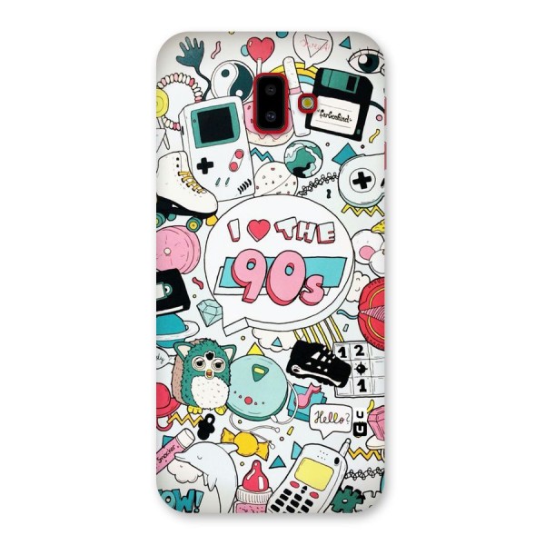 Heart 90s Back Case for Galaxy J6 Plus