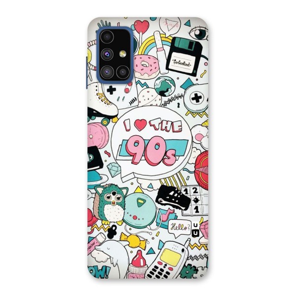 Heart 90s Back Case for Galaxy M51