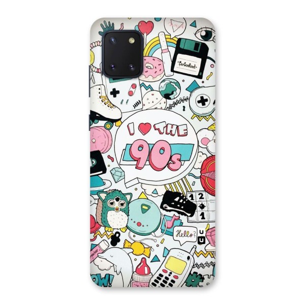 Heart 90s Back Case for Galaxy Note 10 Lite