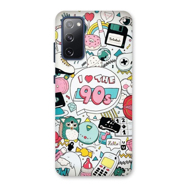 Heart 90s Back Case for Galaxy S20 FE