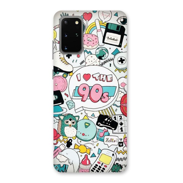 Heart 90s Back Case for Galaxy S20 Plus