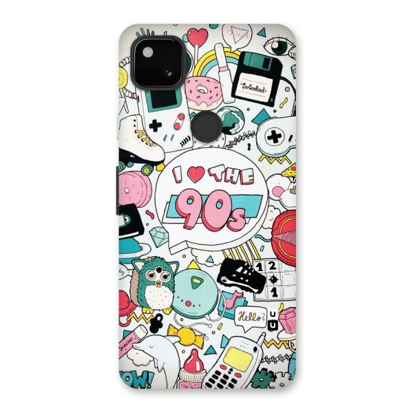 Heart 90s Back Case for Google Pixel 4a