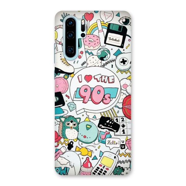 Heart 90s Back Case for Huawei P30 Pro