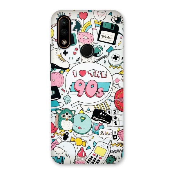 Heart 90s Back Case for Lenovo A6 Note