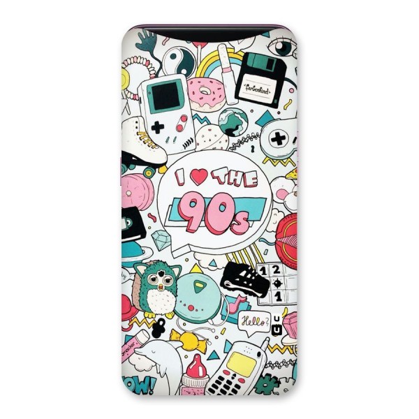 Heart 90s Back Case for Oppo Find X