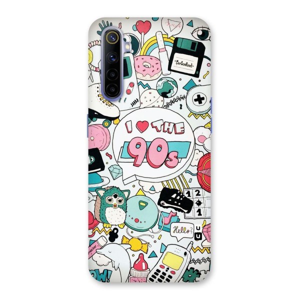 Heart 90s Back Case for Realme 6