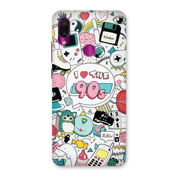 Heart 90s Back Case for Redmi Note 7 Pro