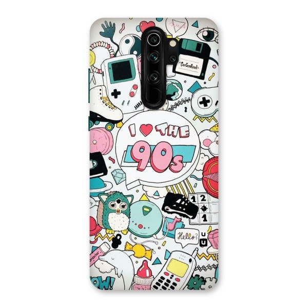 Heart 90s Back Case for Redmi Note 8 Pro