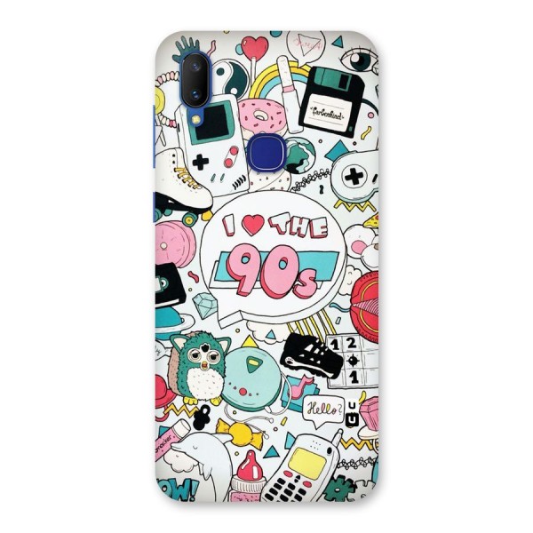 Heart 90s Back Case for Vivo V11