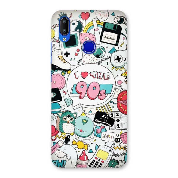 Heart 90s Back Case for Vivo Y91