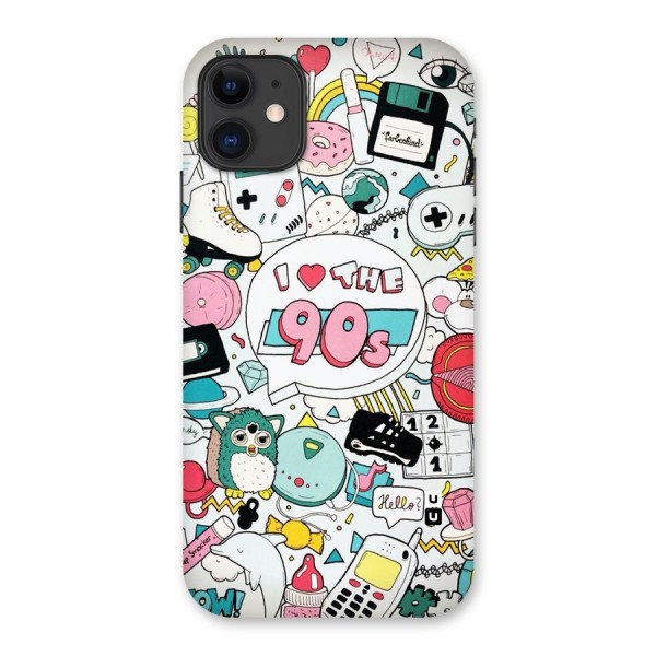 Heart 90s Back Case for iPhone 11