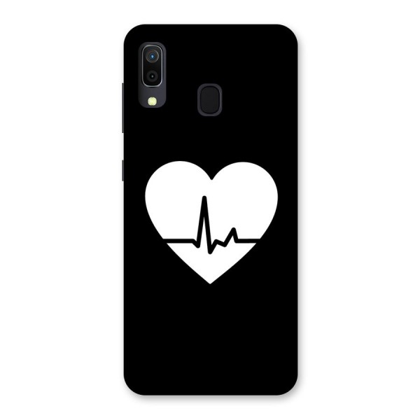 Heart Beat Back Case for Galaxy A20