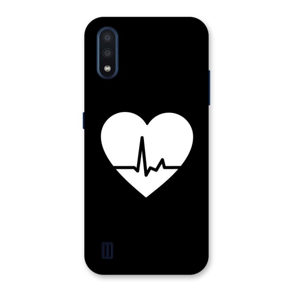 Heart Beat Back Case for Galaxy M01