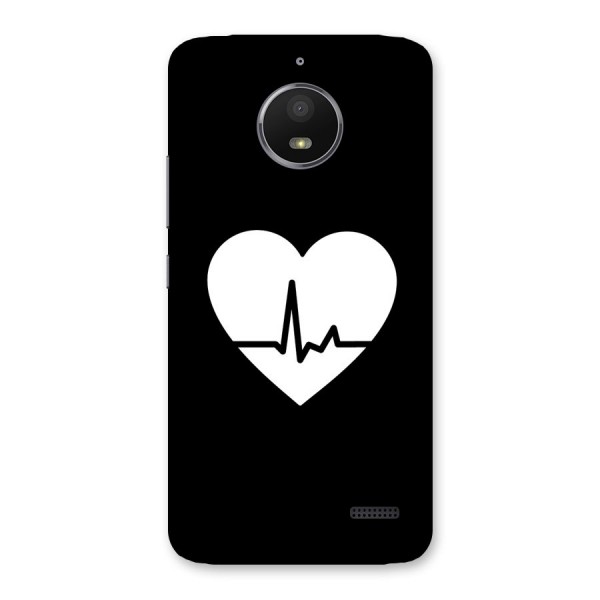 Heart Beat Back Case for Moto E4