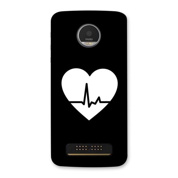 Heart Beat Back Case for Moto Z Play