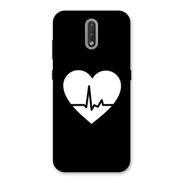 Heart Beat Back Case for Nokia 2.3