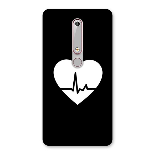 Heart Beat Back Case for Nokia 6.1