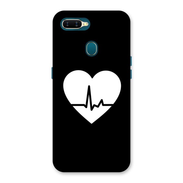 Heart Beat Back Case for Oppo A12