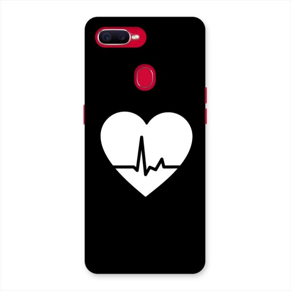 Heart Beat Back Case for Oppo F9 Pro