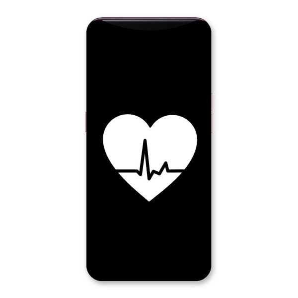 Heart Beat Back Case for Oppo Find X