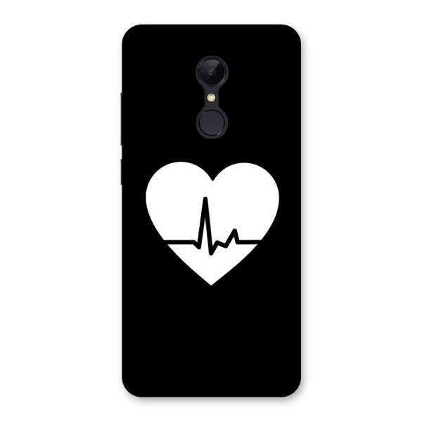 Heart Beat Back Case for Redmi 5