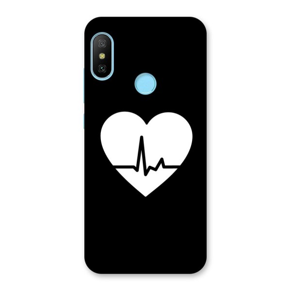 Heart Beat Back Case for Redmi 6 Pro