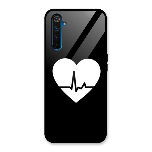 Heart Beat Glass Back Case for Realme 6 Pro