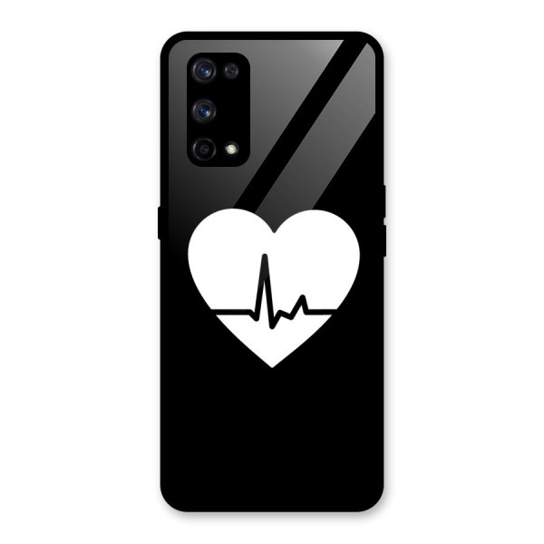 Heart Beat Glass Back Case for Realme X7 Pro