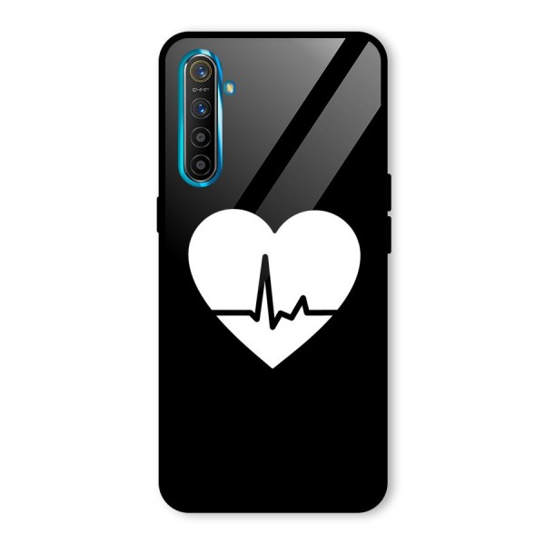 Heart Beat Glass Back Case for Realme XT