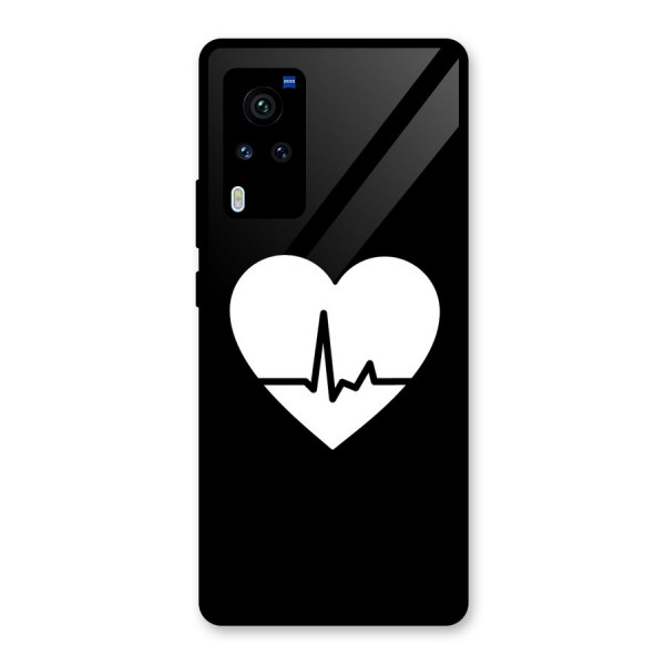 Heart Beat Glass Back Case for Vivo X60 Pro