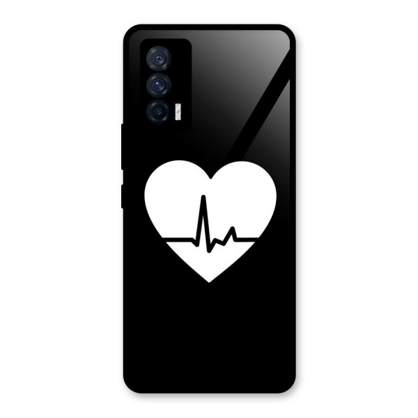 Heart Beat Glass Back Case for Vivo iQOO 7 5G